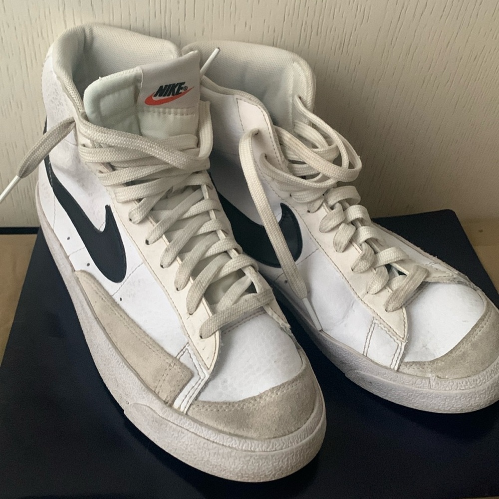 Size 7Y Nike Blazer Vintage White Black 2019